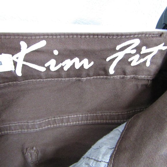 Women's | Angel + Premium | Kim Fit |  Straight Leg | Brown Jeans - Picture 5 of 5